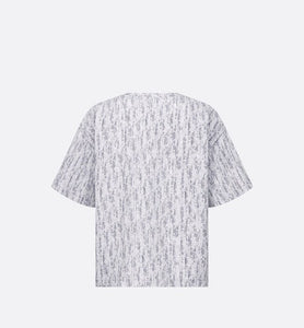Kid's T-Shirt • Gray Dior Oblique Cotton Jersey with Camouflage Effect