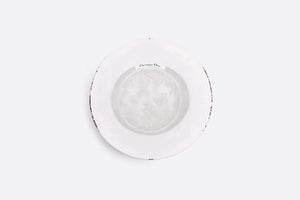 D-Bobby Le Cœur des Papillons Small Brim Bucket Hat • White and Red Embroidery