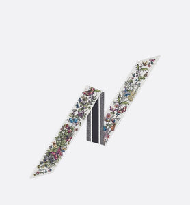 Mexico Millefiori Mitzah Scarf • Off-White Multicolor Silk Twill