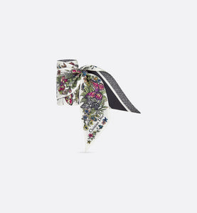 Mexico Millefiori Mitzah Scarf • Off-White Multicolor Silk Twill