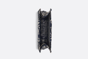 Medium Dior Book Tote • Blue and Ecru Toile de Jouy Reverse Embroidery (36 x 27.5 x 16.5 cm)
