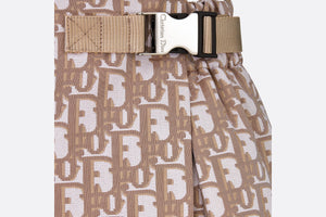 Skort • Melocoton Pink Technical Taffeta Jacquard with Dior Oblique Motif