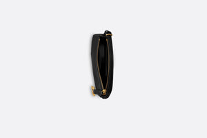 Saddle Shoulder Pouch • Black Goatskin