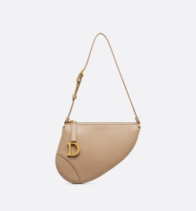 Saddle Shoulder Pouch • Biscuit Goatskin