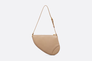 Saddle Shoulder Pouch • Biscuit Goatskin