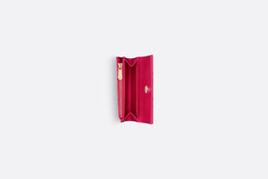 Miss Dior Glycine Wallet • Passion Pink Cannage Lambskin