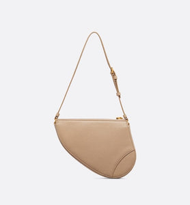 Saddle Shoulder Pouch • Biscuit Goatskin