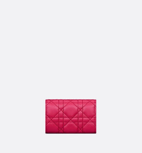 Miss Dior Glycine Wallet • Passion Pink Cannage Lambskin