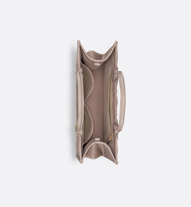 Medium Dior Book Tote • Warm Taupe Macrocannage Calfskin (36.5 x 28 x 17.5 cm)