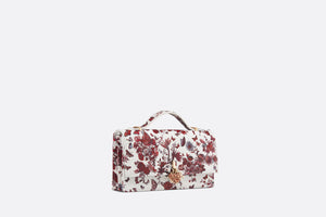 Miss Dior Mini Bag • White and Red Calfskin with Le Cœur des Papillons Print