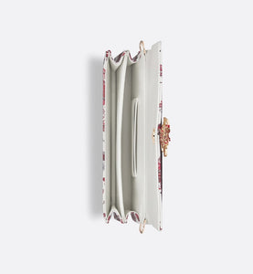 Miss Dior Mini Bag • White and Red Calfskin with Le Cœur des Papillons Print