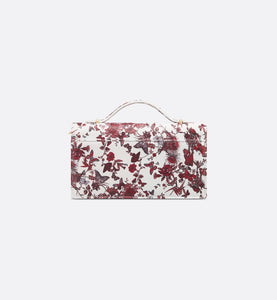Miss Dior Mini Bag • White and Red Calfskin with Le Cœur des Papillons Print