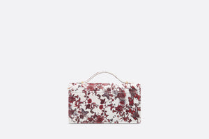 Miss Dior Mini Bag • White and Red Calfskin with Le Cœur des Papillons Print