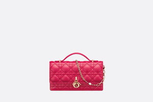 Miss Dior Mini Bag • Passion Pink Cannage Lambskin