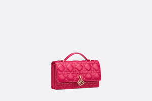 Miss Dior Mini Bag • Passion Pink Cannage Lambskin