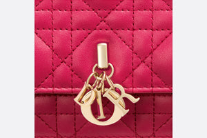 Miss Dior Mini Bag • Passion Pink Cannage Lambskin