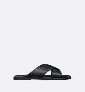 Dior Alias Sandal • Black CD Diamond Canvas