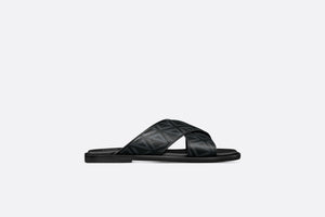 Dior Alias Sandal • Black CD Diamond Canvas