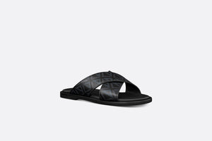 Dior Alias Sandal • Black CD Diamond Canvas