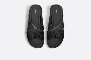 Dior Alias Sandal • Black CD Diamond Canvas