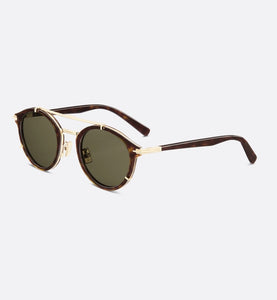 DiorBlackSuit R7U BioAcetate • Brown Tortoiseshell-Effect Pantos Sunglasses
