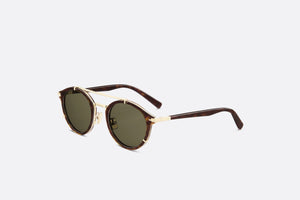 DiorBlackSuit R7U BioAcetate • Brown Tortoiseshell-Effect Pantos Sunglasses