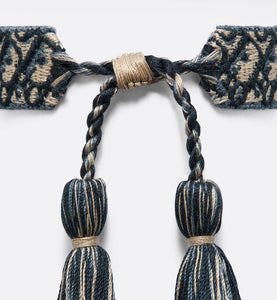 Christian Dior Bracelet Set • Navy Blue Dior Oblique Embroidery