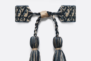 Christian Dior Bracelet Set • Navy Blue Dior Oblique Embroidery