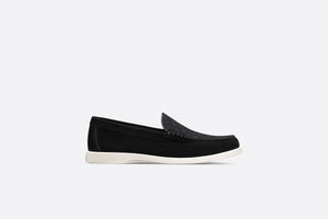 Dior Granville Loafer • Black Suede and Dior Oblique Jacquard