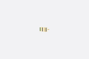 GEM DIOR Earring • Yellow Gold, Diamonds, Sapphires and Tsavorite Garnets