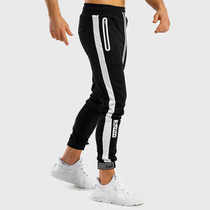 HYPE Joggers - Black with White Panel