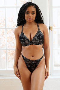 Sustainable Lace Magic Bra (Set) - Black