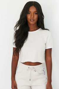 Cropped T-Shirt - Cream