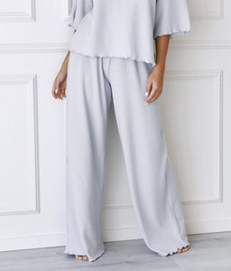 Soft Waffle Pyjama Trousers - Frost