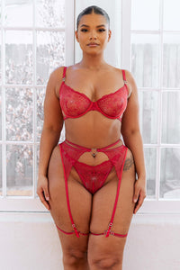 Gabriella Intimates Bra (Set) - Maroon