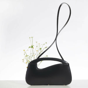 Signature Large Curve Handbag with Leather Strap