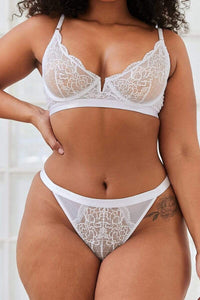 Royal Balcony Bra (Set) - White