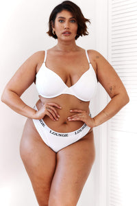 Ultra Comfort Ribbed T-Shirt Bra (Set) - White