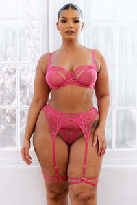 Whitney Intimates Bra (Set) - Hot Pink