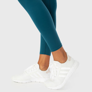 Infinity Cropped 7/8 Leggings - Blue Coral