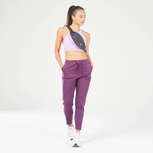Serpent Zip Up Bra - Purple Rose