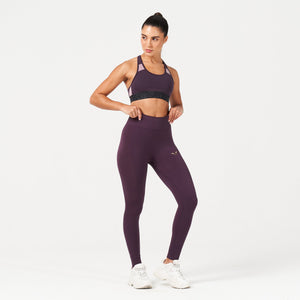 Lab360° Seamless Cuffed Leggings - Plum Perfect