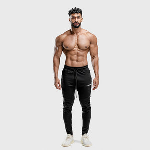 Warrior Jogger Pants - Black with Black Panel