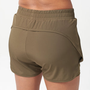 LAB360° Never Stop 2-In-1 Shorts - Dark Olive