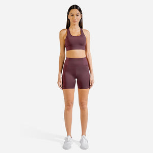 Limitless Plush Cycling Shorts - Mulberry