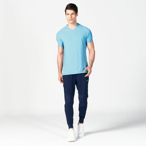 Core V-neck AeroTech Tee - Delph Blue