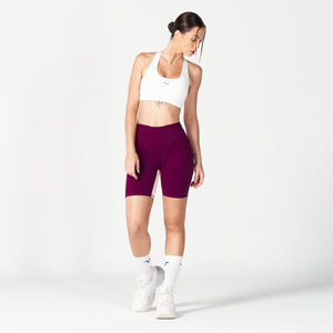 Core V-Biker Shorts - Dark Purple