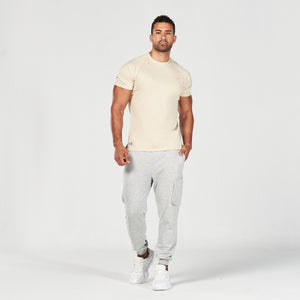 Golden Era Raglan Muscle Tee - Brown Rice