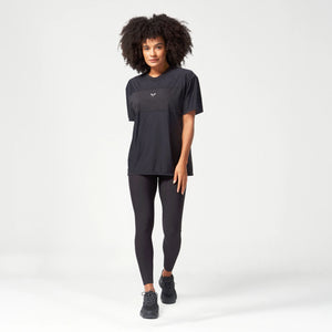 Mesh Reversible Tee - Black