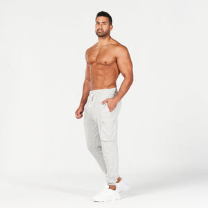 Golden Era New School Joggers - Light Grey Marl